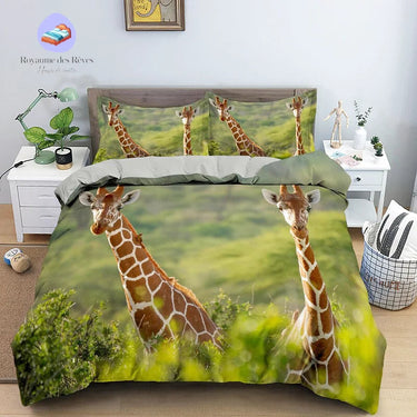 Housse de Couette Girafe Cou